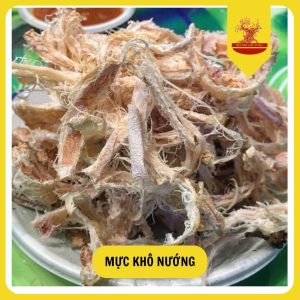 Mực khô nướng